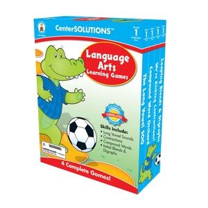 Carson Dellosa Education CenterSolutions Language Arts Learning Games Grade 1